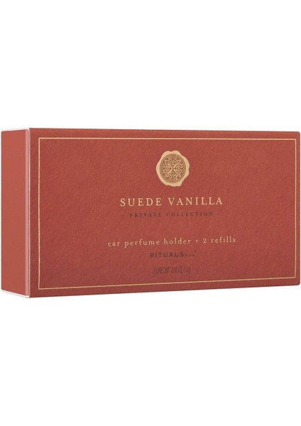 Private Collection Süet Vanilya Araba Parfümü 2’li Set, Ahşap Tutuculu 6ml modelleri