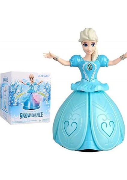 Karlar Ülkesi Elsa Dans Eden Sesli Işıklı Şarkı Söyleyen Pilli Oyuncak Prenses Bebek 23 Cm. fiyatları