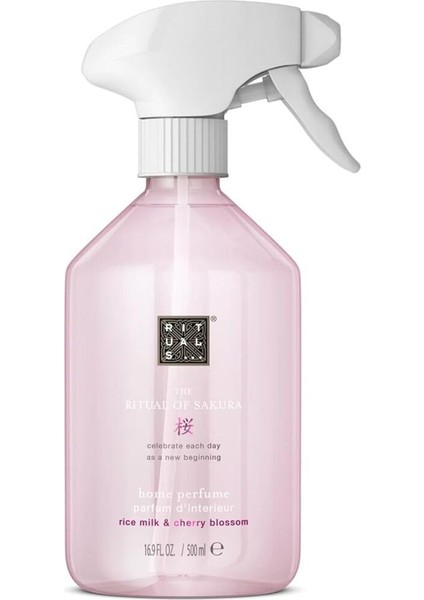 The Ritual Of Sakura Oda Spreyi 500 Ml, Kiraz Çiçeği ve Pirinç Sütü ile Canlandırıcı Koku