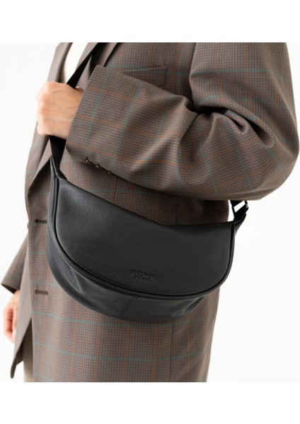 Luna Deri Kadın Omuz Çantası, Ay Yarım Ay Tasarım, Çapraz Çanta indirimleri