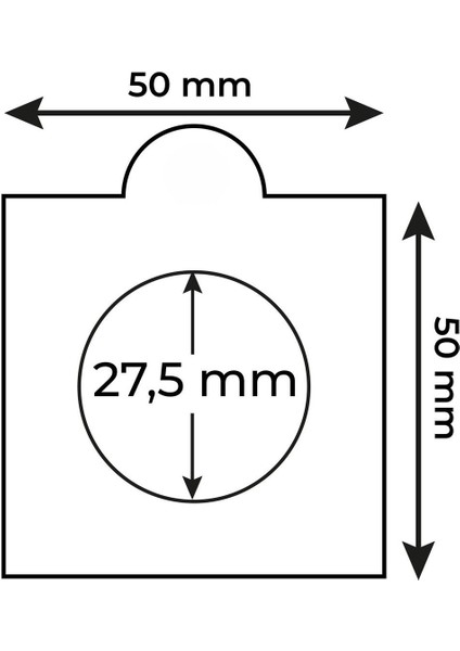 Madeni Para Karton Kapama 27.5 Mm, Kendinden Yapışkanlı - Sticker'sız (1 Kutu Içinde 25 Adet Vardır) fiyatları