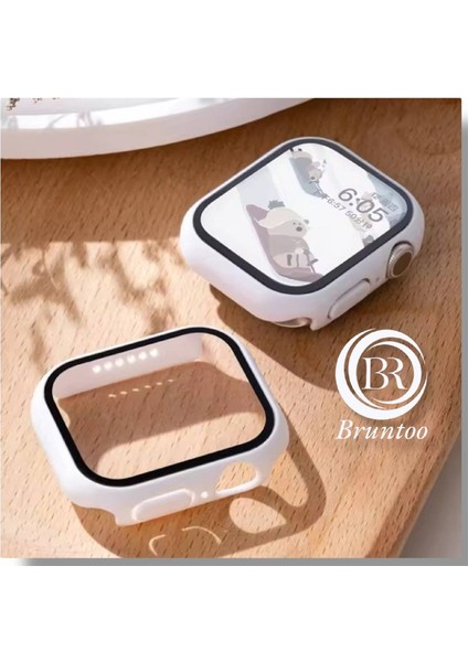 Apple Watch Series 7/8/9 45 Uyumlu mm Kasa ve Ekran Koruyucu Mika Kılıf . fırsatları