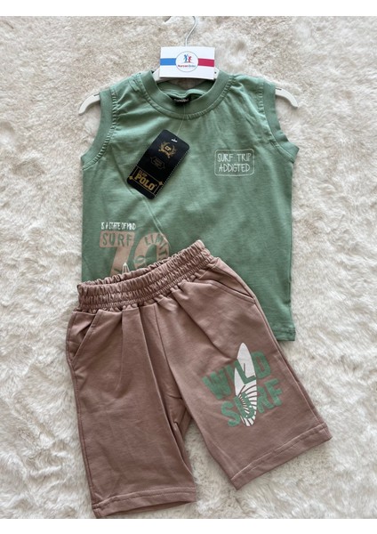 Surf Trip Sıfır Kollu Şortlu Takım