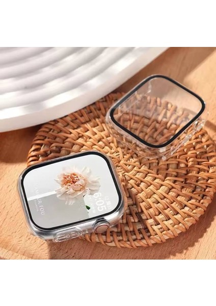 Apple Watch Series 7/8/9 45 Uyumlu mm Kasa ve Ekran Koruyucu Mika Kılıf . indirimleri