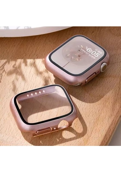 Apple Watch Series 7/8/9 45 Uyumlu mm Kasa ve Ekran Koruyucu Mika Kılıf . fırsatları