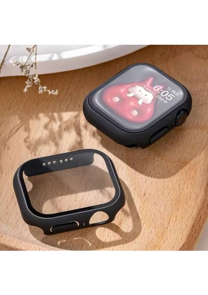 Apple Watch Series 7/8/9 45 Uyumlu mm Kasa ve Ekran Koruyucu Mika Kılıf . fırsatları