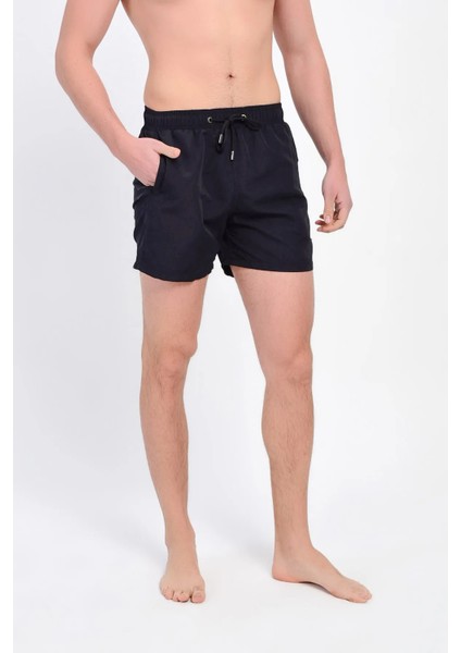 Erkek Siyah Deniz Şortu Fermuarlı Cepli 12018 indirimleri