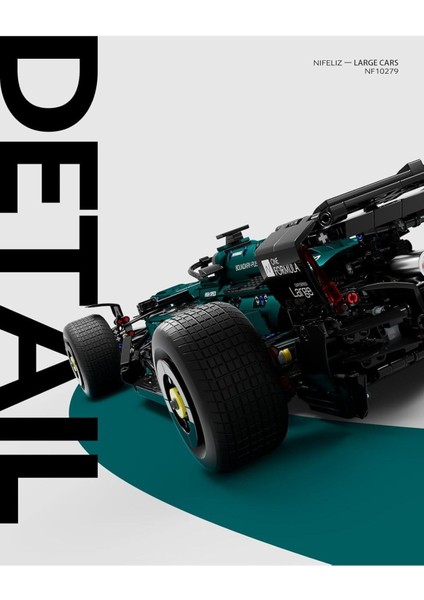 AM24 Formula Yarış Arabası Model Kiti, 1:8 Ölçekli Teknik Yarış Arabası indirimleri
