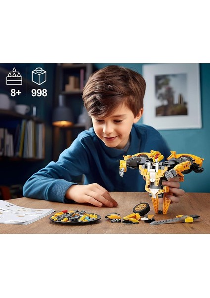 2'si 1 Arada Model Araba ve Transformers Robot SETI,998 Parça, 8+ Yaş Için Koleksiyonluk fiyatları