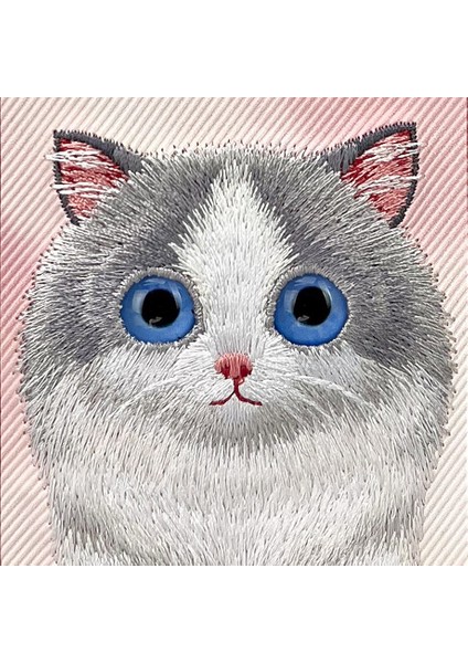 Samsung S24 Ultra Uyumlu 3D Göz Kedi Detaylı Gerçek Nakış Işlemeli Kabartmalı Big Eyes Kılıf fiyatları