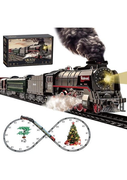 Elektrikli Demiryolu Seti, Buharlı Lokomotif, Işıklı Vagonlar