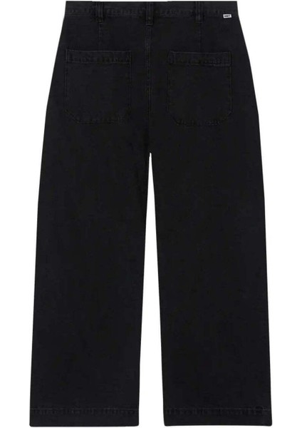 Oliver Denim Pleated Pant: %100 Pamuklu Siyah Erkek Pantolonu - Şık ve Rahat