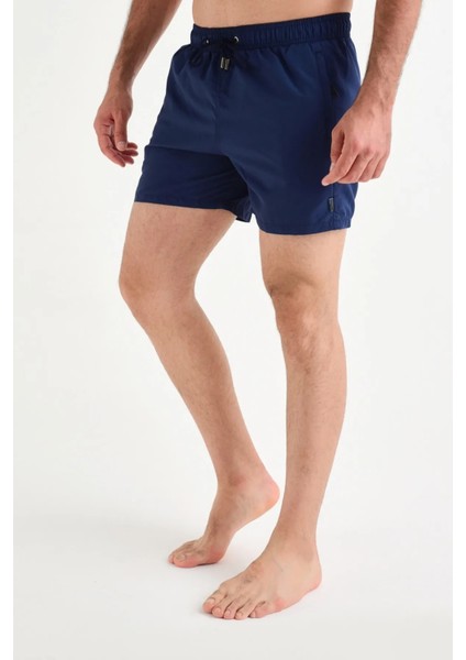 Erkek Lacivert Deniz Şortu Fermuarlı Cepli 12018 fiyatları