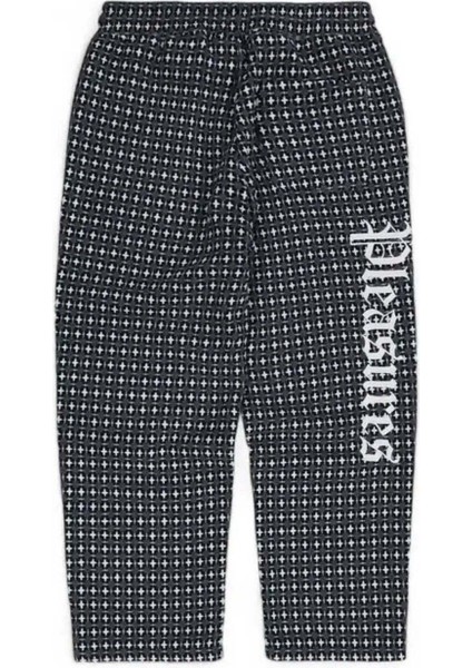 %100 Pamuk Gri Cross Easy Pants - Rahat Kalıp & Makinede Yıkanabilir