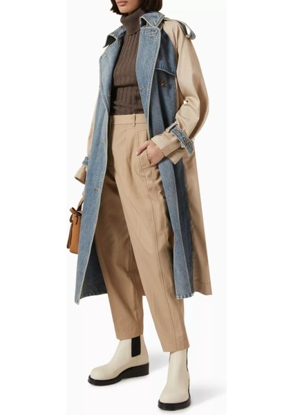 Bej Kısa Paça Pantolon Tek Pileli, Daralan Kesim, Zamansız Şıklık fiyatları