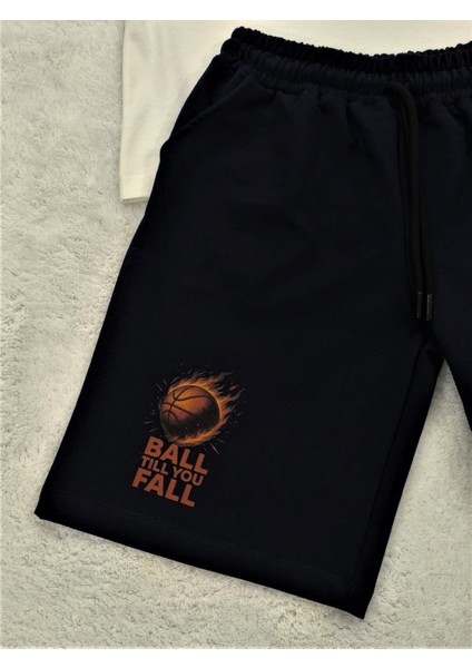 Basketbol Temalı Pamuklu Erkek Çocuk Kısa Kollu Şortlu Takım fırsatları