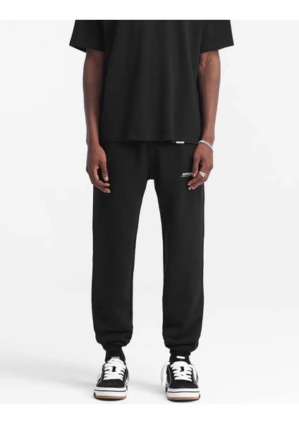 Patron Of The Club Siyah Sweatpant - %100 Pamuklu, Esnek Bel ve Kollar fiyatları