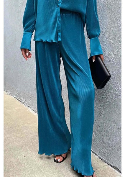 Maiya Pant - Rahat Kesim, Lastikli Bel ve Geniş Paça Kadın Pantolon modelleri