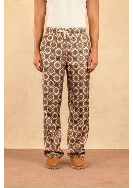 100% Ipek Bej Le Pantalon Renzo Pantolon - Elastik Bel, Italyan Cepler fiyatları