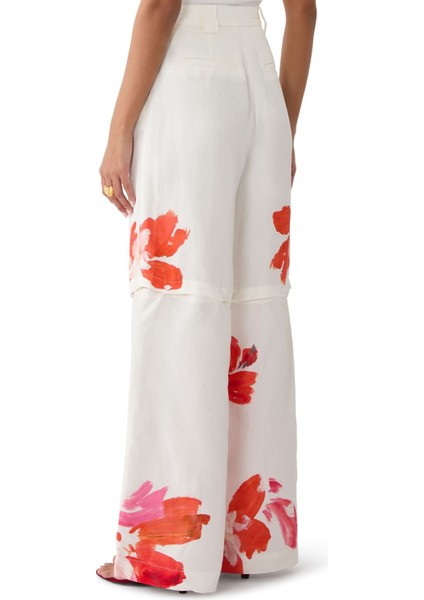 Chapelhill Viscose Blend Convertible Pants, Geniş Paça Rahat Pantolon modelleri