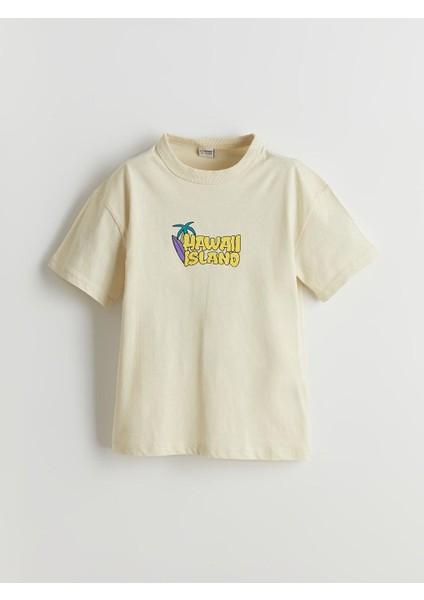 Bisiklet Yaka Erkek Çocuk Tişört (S5)