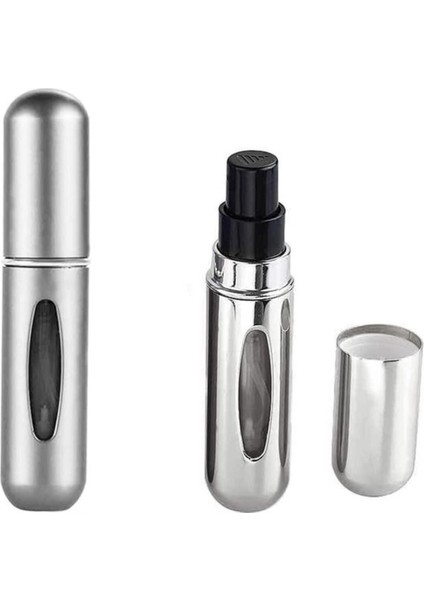 Doldurulabilir Mini Parfüm Şişesi 5 ml - Cep Parfüm Şişesi Gümüş Renk 1 Adet M-230 fiyatları