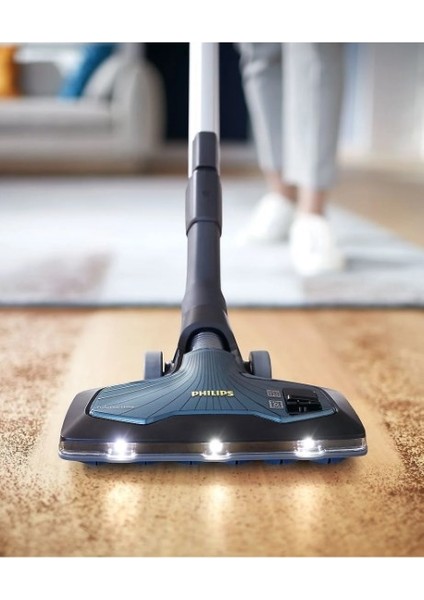 Marathon Ultimate Yüksek Emiş Gücü,sessiz Çalışma LED Başlıklı Kumandalı Premium Süpürge XB9185+ Turbo Halı Döver Başlık + Hav-Tüy Temizleyici