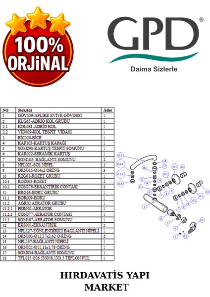 Adrio MAU120 Üstten Aplike Eviye Bataryası indirimleri