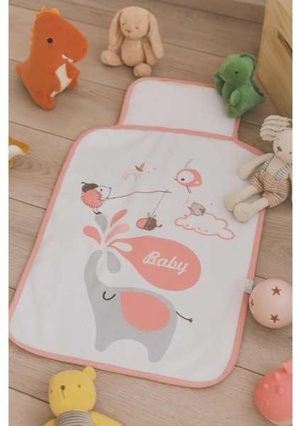 Bebek Alt Açma Minderi Renkli Sevimli Karekterli Sıvı Geçirmez 50X75