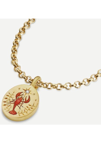 Çelik Lobster Kolye