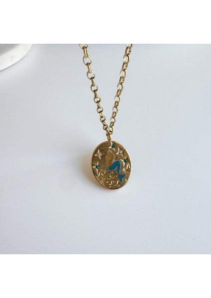 Çelik Deniz Kızı Kolye