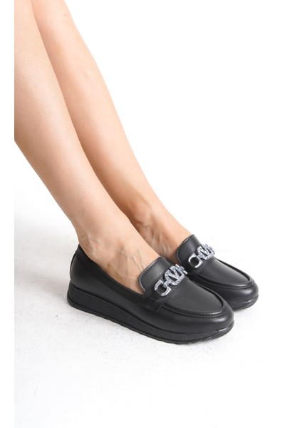 Charlotte Ortopedik Rahat Taban Toka Detaylı Klasik Babet Anne Ayakkabısı St Siyah fiyatları