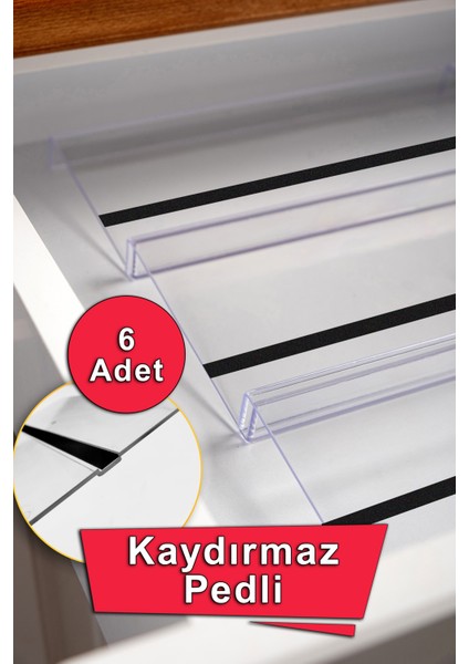 36'lı Şeffaf Pleksi Standlı Cam Baharatlık Seti Kapaklı Etiketli Baharatlık Takımı MH02SLVR36
