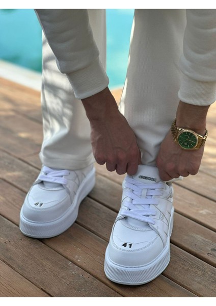 J2407 Star-X Ortopedik Taban Günlük Cilt Erkek Sneaker Spor Ayakkabı Cbt Beyaz fiyatları