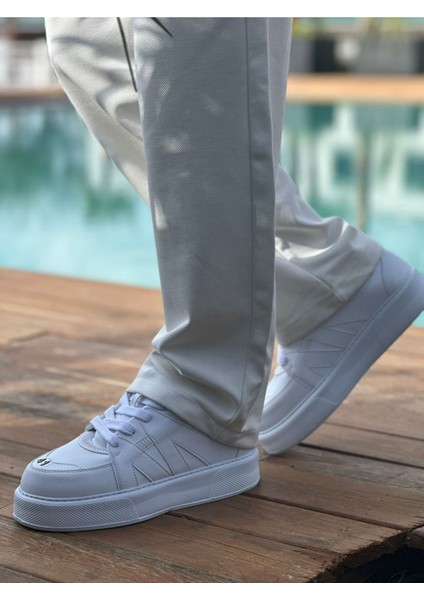 J2407 Star-X Ortopedik Taban Günlük Cilt Erkek Sneaker Spor Ayakkabı Cbt Beyaz modelleri