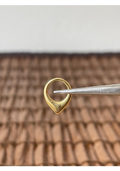 316 L Cerrahi Çelik V Modeli Kilitli Halka Piercing 8 mm x 1,2 mm fiyatları