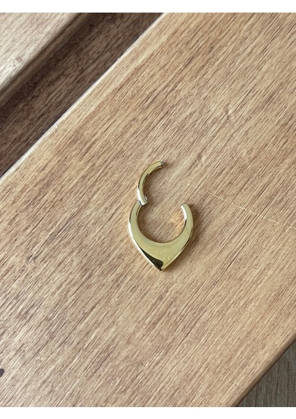 316 L Cerrahi Çelik V Modeli Kilitli Halka Piercing 8 mm x 1,2 mm modelleri