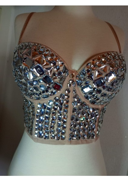 Kristal Taş Işlemeli Özel Tasarım Işıl Işıl Bralet fiyatları