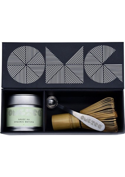 30G Organik Japon Matcha Tozu, Törensel Sınıf Aa+, Bambu Çırpıcı ve Ölçüm Kaşığı ile