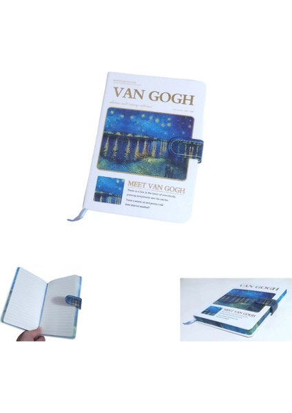 Mıknatıs Kapaklı 110 Yaprak Çizgili Defter Manzara Baskılı Not Defteri (Ebat: 18 cm x 12,8 Cm)