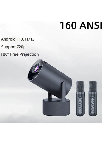 Yüksek Çözünürlüklü Taşınabilir 4K Android Projektör, Eğlence Keyfi Sağlar indirimleri