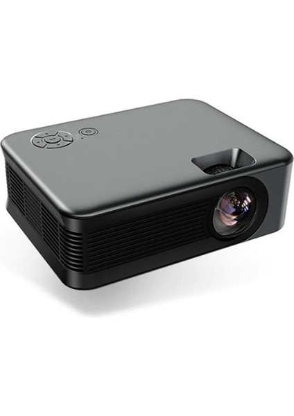 Full Hd Wifi Mini Projeksiyon Cihazı, Telefon Yansıtma, Siyah