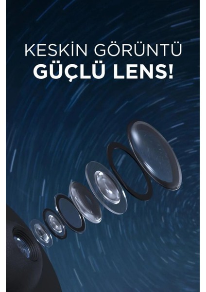 Beyaz Galaxy LED Lazer Projektör Gece Lambası, Etkileşimli ve Renkli Projeksiyon Cihazı fırsatları