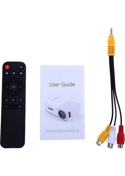 Küçük LED Projeksiyon Cihazı, HDMI Bağlantılı, Taşınabilir ve Renkli Görüntü Sağlar modelleri