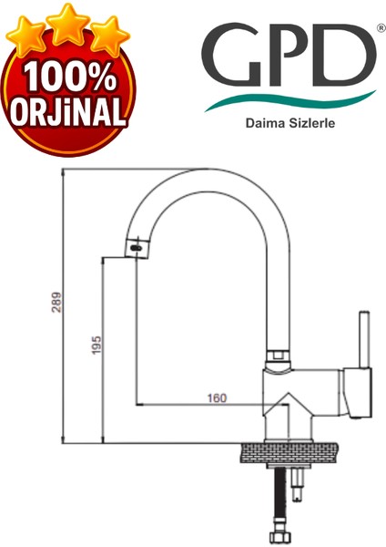 Espina MTL70 Tek Gövde Lavabo Bataryası fiyatları