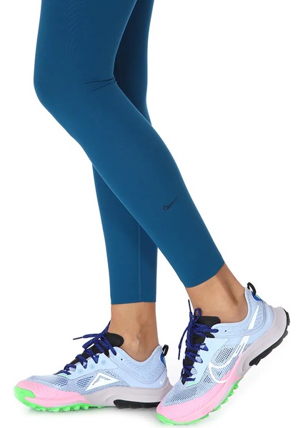 One Luxe Kadın Mavi Mid Rise Antrenman Spor Taytı AT3098-404 fiyatları