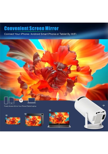 Yüksek Çözünürlüklü Kablosuz Projektör ve Oyun Birlikte Kullanım Özelliği fırsatları