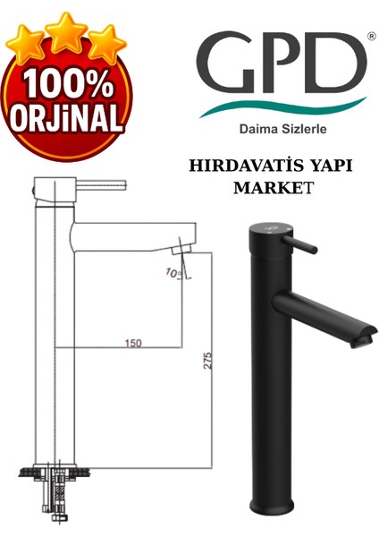 Espina MSL70-S Set Üstü Lavabo Bataryası modelleri