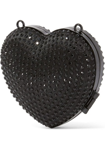 Micro Heart Clutch Bag, Kalp Şekilli Mini Zincirli Çanta Tek Boy Kadın Tasarımı fiyatları