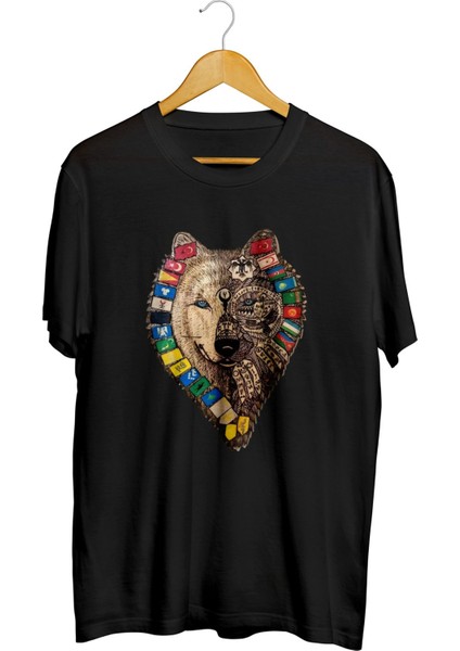 Turan Bozkurt Baskılı Kaliteli Tişört